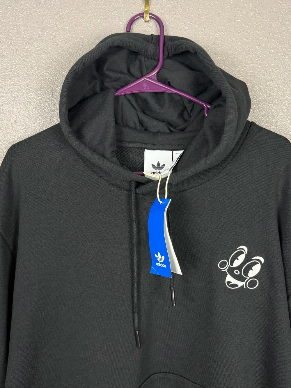 ADIDAS ORIGINALS Hoodie Made By Nelson Love Lifts Is Up Men's L JP0980 Black
